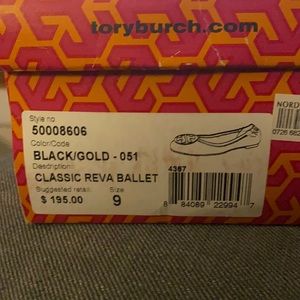 Tory Burch Classic Reva Ballet flats- size 9
